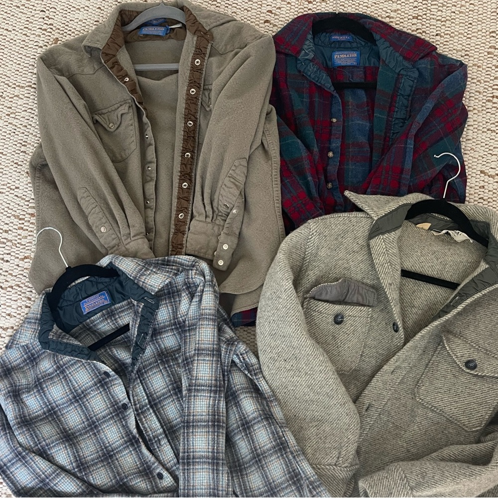 Pendleton and Woolrich flannel bundle